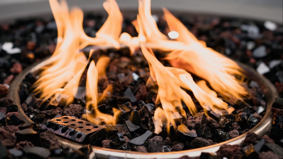 Propane gas fire ring