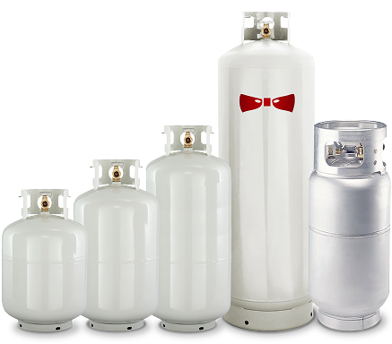propane tank lineup